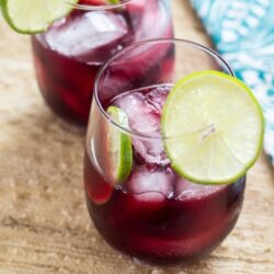 This Agua de Jamaica recipe, also known as a Hibiscus Tea recipe is an easy and delicious tea infused with dried hibiscus flowers for with a lightly tart and refreshing flavor.