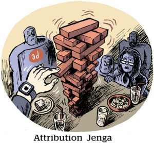 Comic: Attribution Jenga