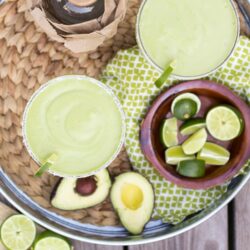 Avocado Margaritas are an unexpected summer treat - whip up a batch and enjoy on the patio!