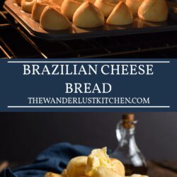 Brazilian Cheese Bread Recipe Pin
