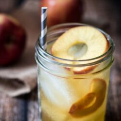This delicious Caramel Apple Sangria recipe brings together apple slices, dry white wine, sweet white wine, apple cider and caramel vodka for a crisp, caramel apple taste!