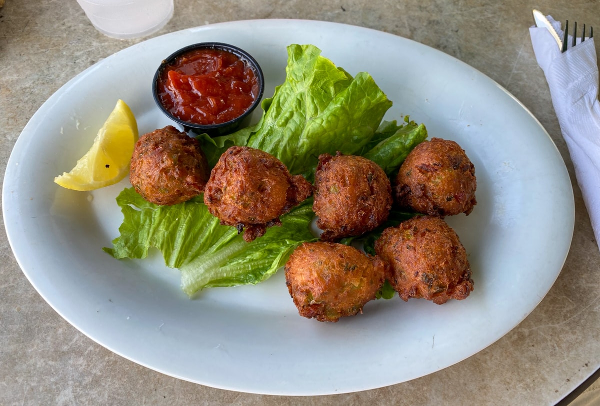 Carolines Cafe Key West Conch Fritters