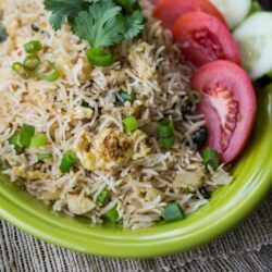The best way to use up leftovers: Classic Thai Style Fried Rice!