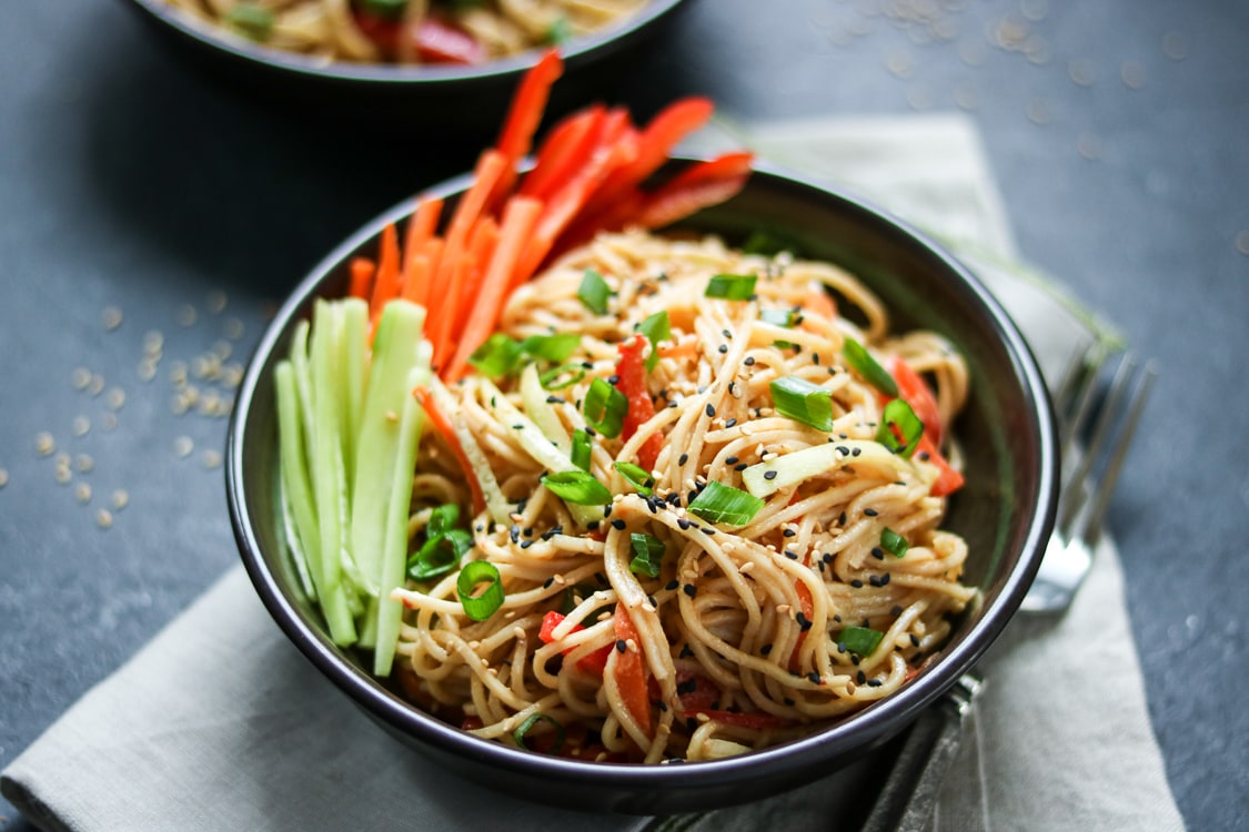 Get that perfect take-out taste at home with this easy sesame cold noodles recipe!