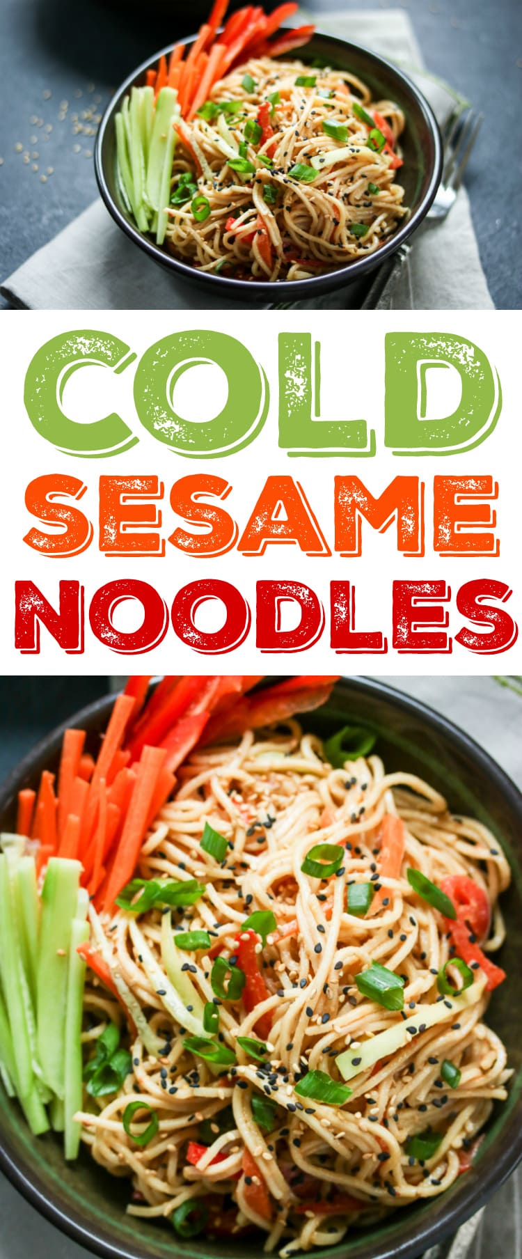 Get that perfect take-out taste at home with this easy cold sesame noodles recipe!