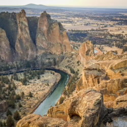 Hike the beautiful Misery Ridge Loop at Smith Rock State Park in Central Oregon. Don't let the name fool you, this hike is anything but miserable!