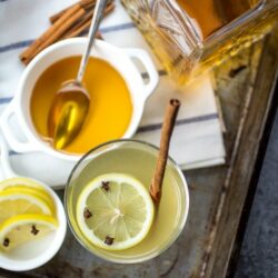 You don't have to be under-the-weather to enjoy a hot toddy! A mug full of this steamy cocktail is only 5 minutes away.