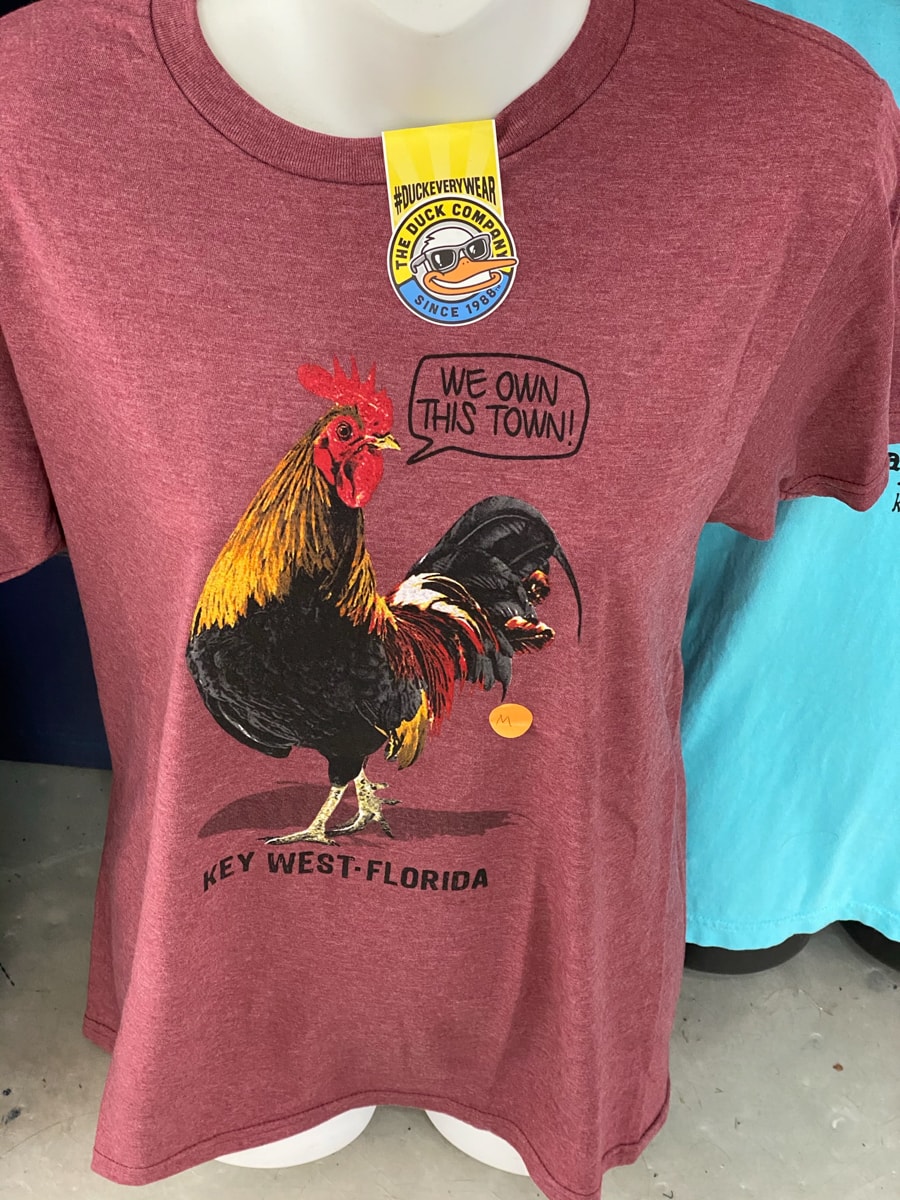 Key West Rooster T Shirt