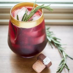 The surprising combination of sweet marionberry and fragrant rosemary make this simple cocktail more refreshing than a rain drop!