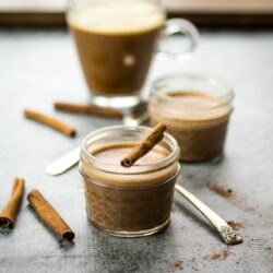 Fragrant cinnamon and spicy cayenne pepper add a Mayan flair to this Chocolate Pot de Creme recipe!
