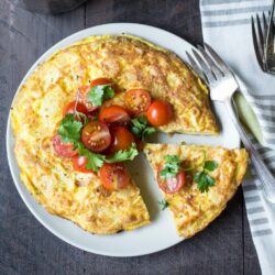 A Potato Chip Spanish Tortilla is just the thing for an easy weeknight meal. You only need three ingredients and five minutes--start to finish-- to get this dinner on the table!