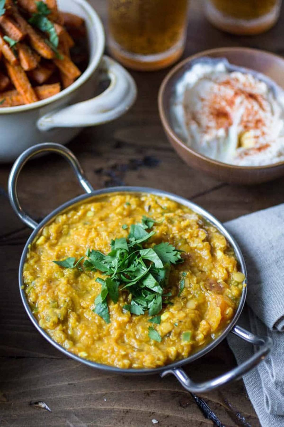This Red Lentil Dal is a deeply flavorful and satisfying dish that is gluten-free, dairy-free, vegetarian and vegan. 