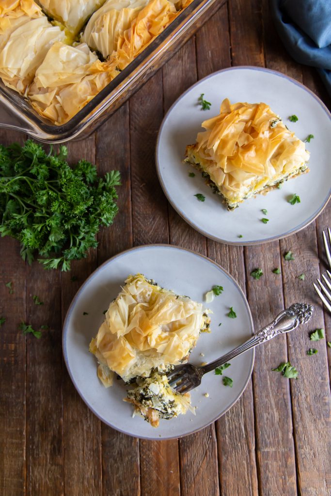 Wanting spinach pies recipe? This Spanakopita recipe is a combination of the traditional Greek flavors of Spinach and Feta to make a delicious Greek Spinach Pie!