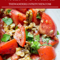 Tomato and Walnut Salad Recipe.