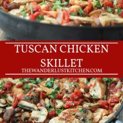 Tuscan Chicken Skillet Recipe Pin