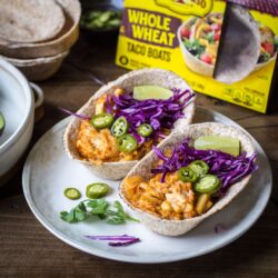 Vegan Carnitas Tacos are quick, easy, and perfect for Meatless Monday! The secret ingredient? Hearts of Palm!