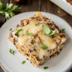 Here is a delicious Vegan Lasagna recipe that uses my top rated Ultimate Vegan Bolognese Sauce for a savory meatless lasagna.