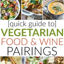 Red wine with beef, white wine with fish, right? What about vegetarian recipes? Check out this quick guide to Vegetarian Food & Wine Pairings for recommendations on how to pair wine with classic (and exotic!) vegetarian soups, salads, dinners, lunches, and everything in between!