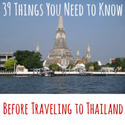 39 Things You Need to Know Before Traveling to Thailand